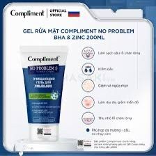 Gel rửa mặt Compliment no problem 200ml