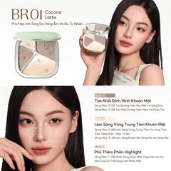 Bảng tạo khối Focallure highlighter contour #br03