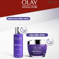 Tinh chất OLay Regenerist Retinol24 Night Serum Fragrance-Free Ngừa Lão Hóa Ban Đêm 50g