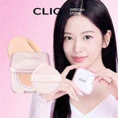 (MẪU MỚI) Phấn Nước Căng Bóng Clio Kill Cover Mesh Glow Essential Cushion kèm lõi #21N