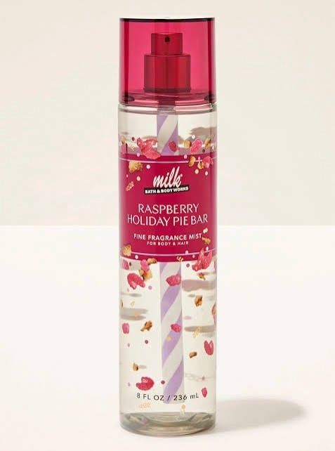 Xịt Thơm Toàn Thân Bath & Body Works RASPBERRY HOLIDAY PIEBAR 236ml