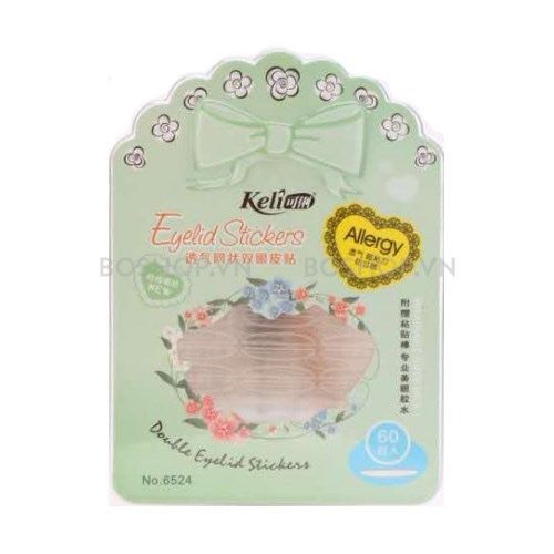 Kích mí keli xanh lá size trung kèm keo