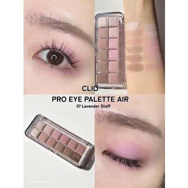 Bảng Phấn mắt 12ô Clio pro eye palette air #07