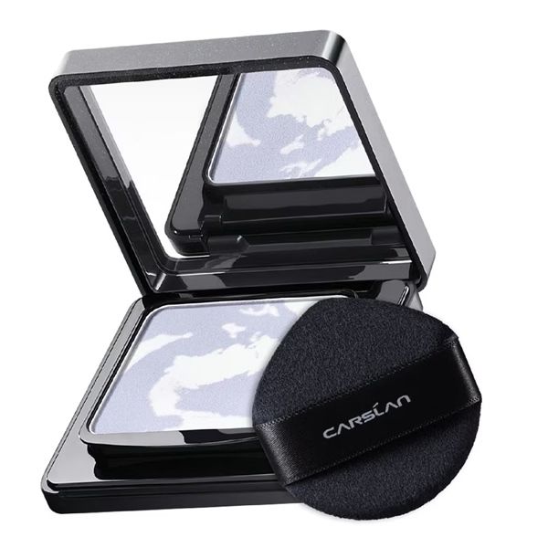Phấn Phủ Dạng Nén Vỏ Đen Màu Tím Carslan Black Magnetic Soft Mist Powder 8g