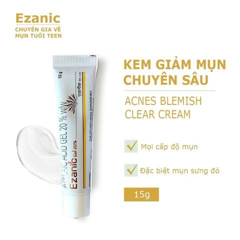 Gel Mờ Thâm đỏ ,Giảm Mụn trứng cá,Dưỡng Sáng Da Ezanic Gel 20% Azelaic Acid