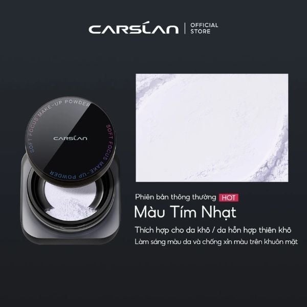 Phấn phủ bột Carslan đen Blue Purple 01