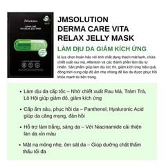 Mặt nạ Jmsolution derma care Vita Relax Jelly 30ml