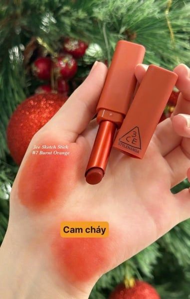 Son Sáp Mịn Lì 3CE Sketch Stick #07 brunt orange