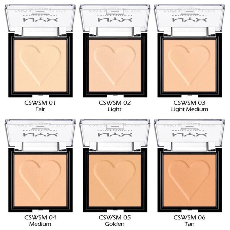 Phấn phủ Nyx dạng nén can't stop won't stop 6g