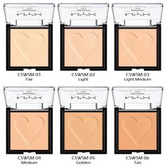 Phấn phủ Nyx dạng nén can't stop won't stop 6g
