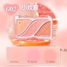 Má hồng 3 ô HOLDLIVE the sun is still shining #G02-honeydew melon