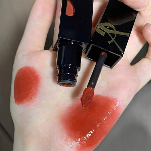 Son kem lì YSL the inks vinyl cream #416-chili provocation