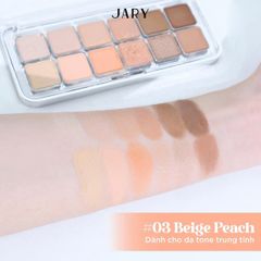 Bảng phấn mắt 12ô JARY dream start eyeshadow pallete #03-BEIGE PEACH