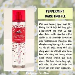 Xịt Thơm Toàn Thân Bath & Body Works Peppermint Bark Truffle 236ml