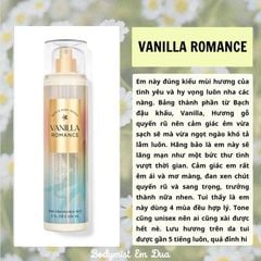Xịt Thơm Toàn Thân Bath & Body Works VANILLA ROMANCE 236ml 236ml