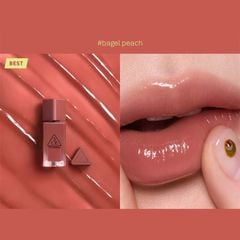 Son tint bóng dưỡng mềm 3CE Gummy Oil Tint #01 Bagel Peach
