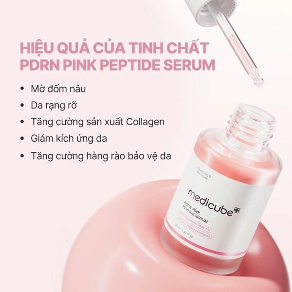 Tinh chất Medicube sáng da, chống lão hoá PDRN Pink Peptide Serum 30ml