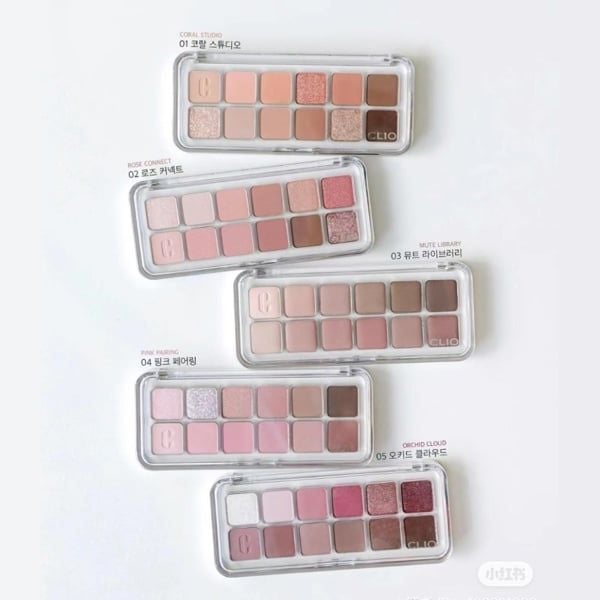 Bảng Phấn mắt 12ô Clio pro eye palette air #03