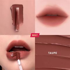 Son kem lì 3CE stylenanda velvet lip tint plush #02 taupe