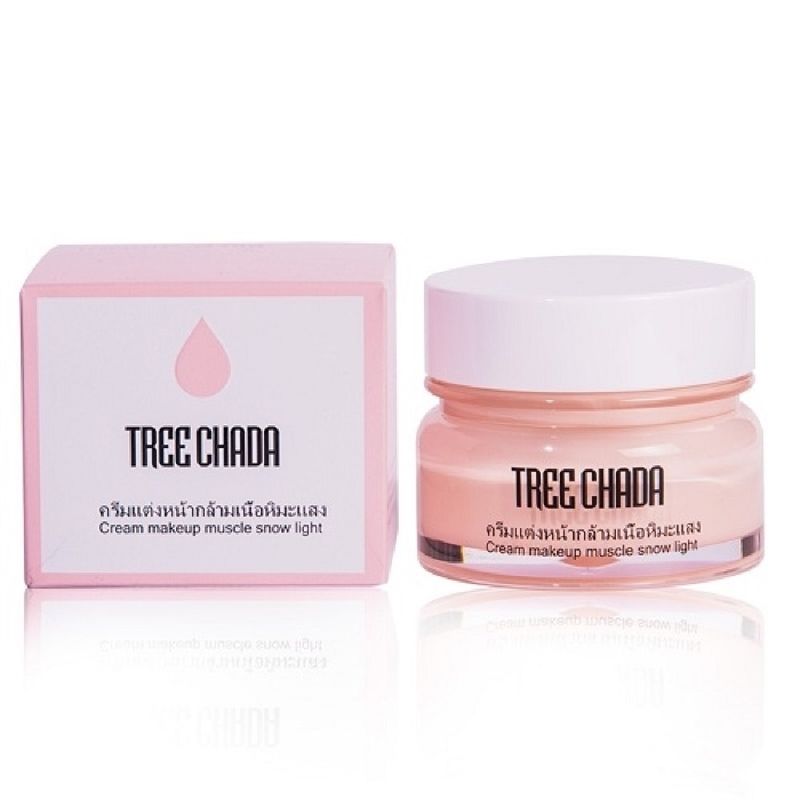 Kem lười nâng tone Treechada cream makeup