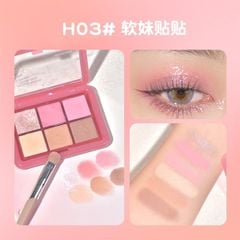 Bảng Phấn Mắt 6 Ô Hold Live Cloud Gauze Powder Eyeshadow Palette #h03