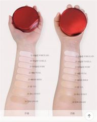 Set phấn nước Espoir be velvet cover cushion spf42+ #21 ivory (Tặng Lõi Refill + Phấn phủ mini 3g)