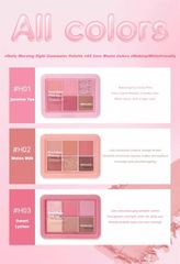 Bảng Phấn Mắt 6 Ô Hold Live Cloud Gauze Powder Eyeshadow Palette #H01