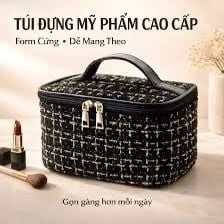 Túi Đựng Mỹ Phẩm Đa Năng #Đen