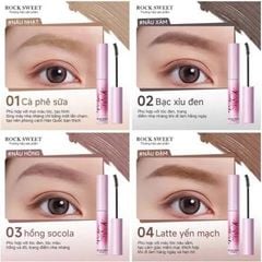 Chuốt Mày Rock Sweet Velvet Mist Color Staying Eyebrow Cream #04