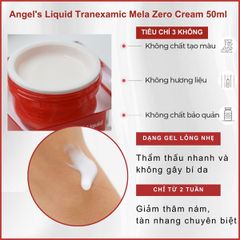 Kem dưỡng giảm thâm nám Angel's Liquid tranexamic mela zero cream 50ml