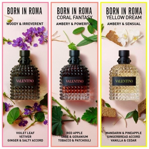 Nước Hoa Nam Valentino Uomo Born In Roma extradose parfum 100ml