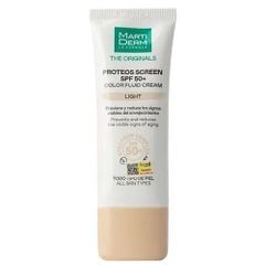 Kem chống nắng Martiderm proteos screen spf 50+ color fluid cream light 40ml