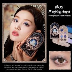 Bảng phấn mắt Hoa biếc Flower Knows little angel collection #02-thiên thần đen