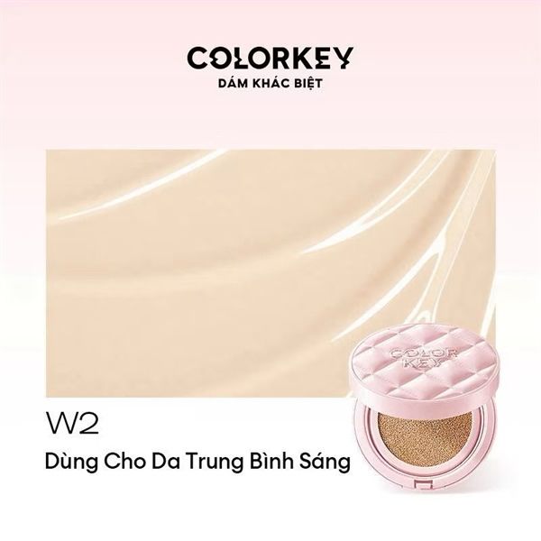 Cushion Colorkey long lasting flawless brightening W2