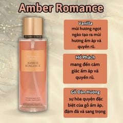 Xịt thơm Victoria's secret 250ml #Amber Romance shimmer