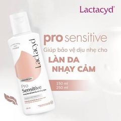 Dung dịch vệ sinh phụ nữ Lactacyd Pro Sensitive 250ml