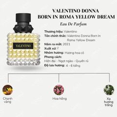 Nước Hoa nữ Valentino Donna Born In Roma Yellow Dream EDP 100ml