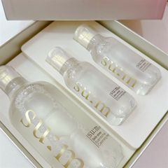 Set Tẩy Trang Su:um 37 skin saver Essential Pure cleansing water +2c tẩy trang