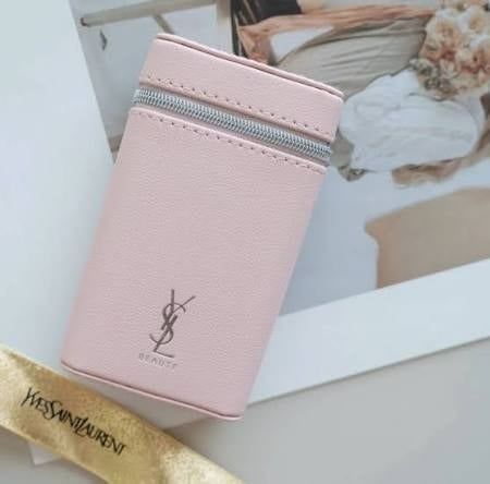 Túi YSL lipstick case pink