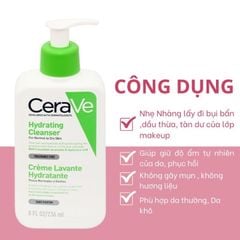 Sữa rửa mặt Cerave cho da khô 473ml