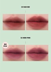 Son kem lì Romand zero velvet tint #24 fade red