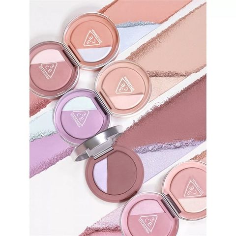 [MẪU MỚI] Phấn má hồng & Highlight 3CE Blushlighter #slick