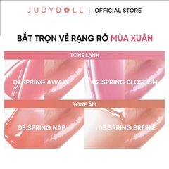 Má Hồng Kem Judy Doll glow Blush Balm 3g #02-spring blossom