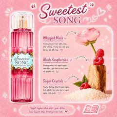 Xịt thơm nước hoa toàn thân Sweettest Song 236ml