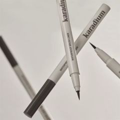 [NEW]￼Phiên Bản Mới Vỏ Xám - Bút Kẻ Mắt Nước Nét Mảnh, Không Lem Trôi Karadium Waterproof Brush Liner