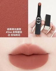 Son Lì Dior Rouge Dior On Stage Matte 346 Auburn Mystery Màu Nâu Cam