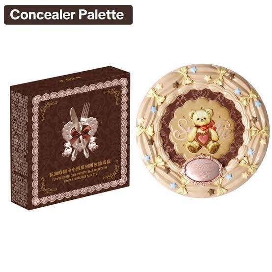 Che Khuyết Điểm Flower Knows the Sweetie Bear Collection 4-Color Concealer Palette