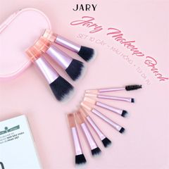 BỘ CỌ TRANG ĐIỂM JARY MAKEUP BRUSH 10pc #hồng
