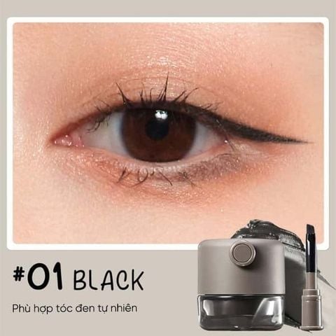 Gel kẻ mắt bền màu lâu trôi êm dịu Judydoll Eyeliner Gel #đen