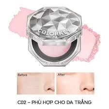Phấn phủ bột Colorkey lasting naturally C01 -trắng